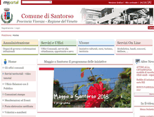 Tablet Screenshot of comune.santorso.vi.it